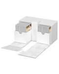 Кутия за карти и аксесоари Ultimate Guard Twin Flip`n`Tray XenoSkin - Monocolor White (200+ бр.) - 4t